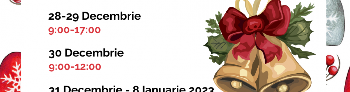 Program de sarbatori 2022-2023